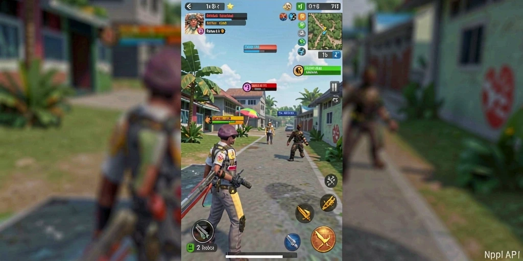 Mode multiplayer yang memungkinkan interaksi dengan pemain lain.