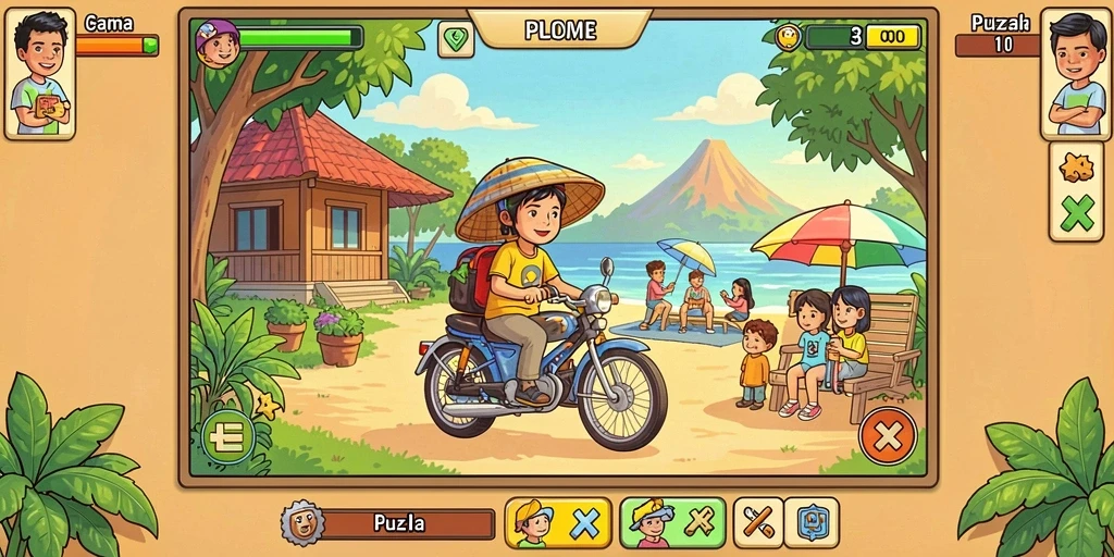 Fitur klan yang memperkuat interaksi sosial.