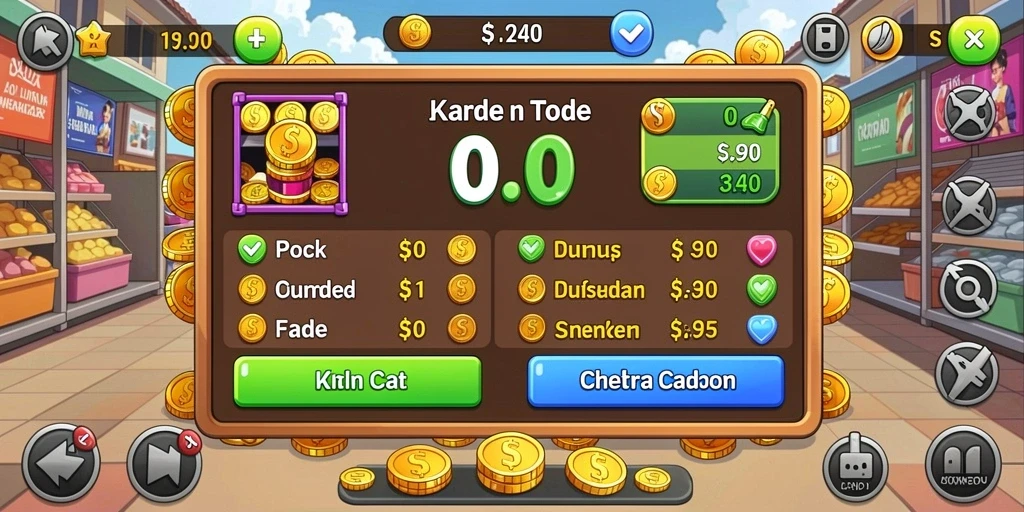 Screenshot menunjukkan mode permainan yang seru dengan banyak pilihan.