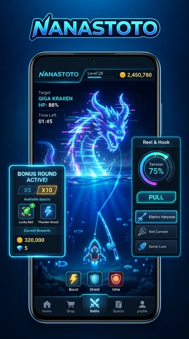 nanastoto — layar beranda